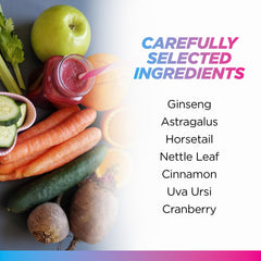 Livingood Daily cranberry extract highlight, antioxidant-rich ingredient for urinary tract comfort.