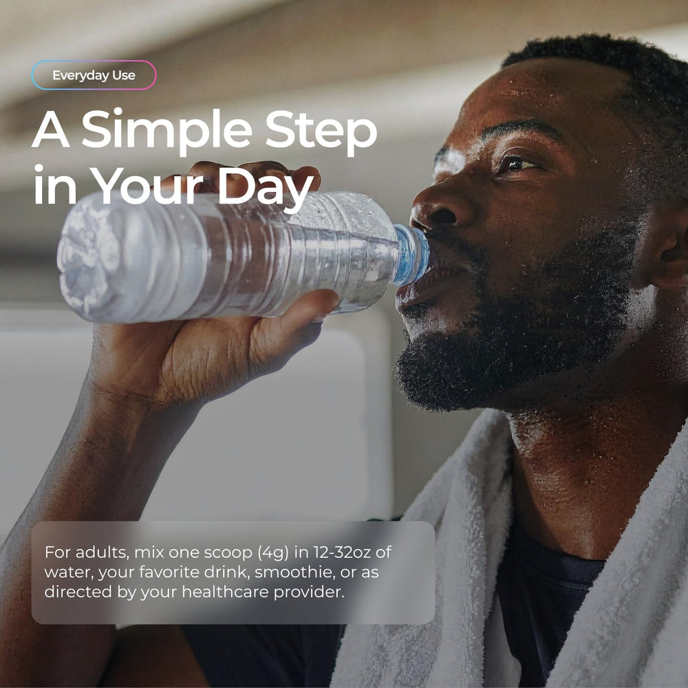 Livingood Daily Electrolytes bottle in gym bag for workouts