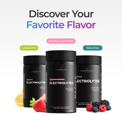 Livingood Daily Electrolytes powder scoop for quick daily mixing.