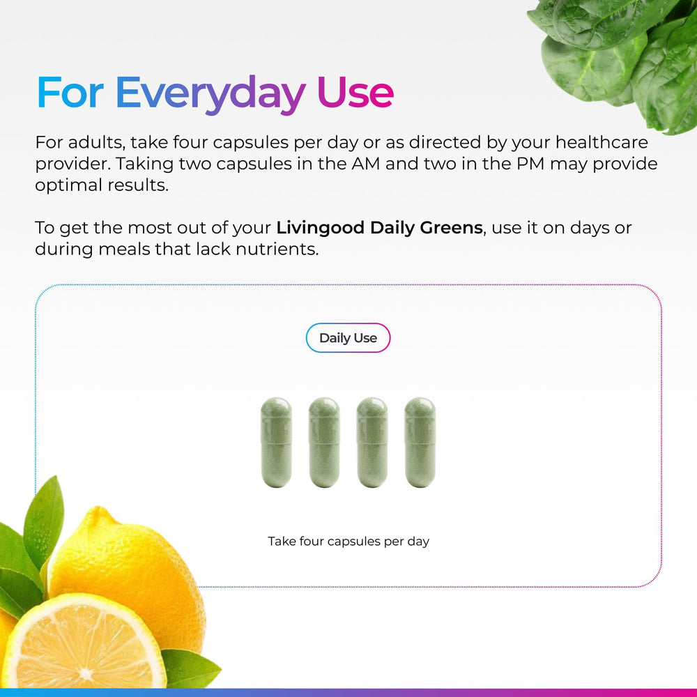 Livingood Daily Greens lemon-celery-cucumber blend hints at refreshing greens mix