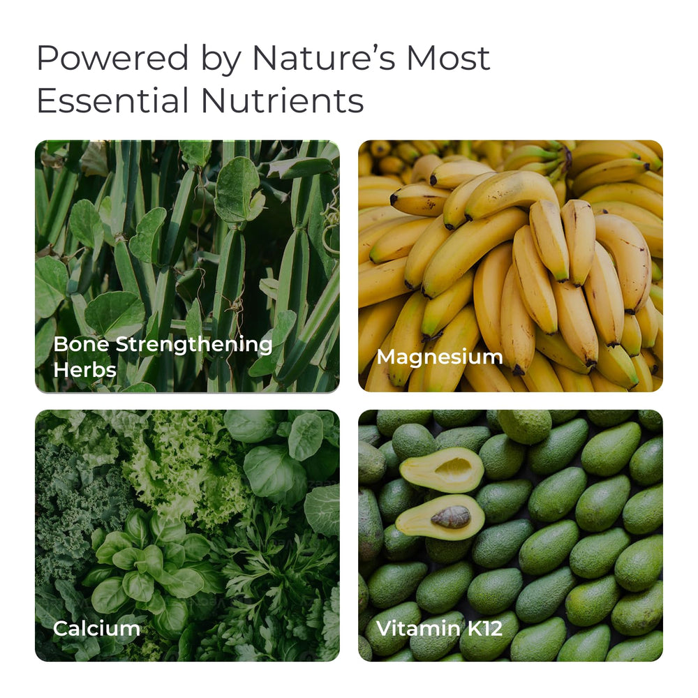 Livingood Daily ingredients panel highlights minerals and vitamins for bone health