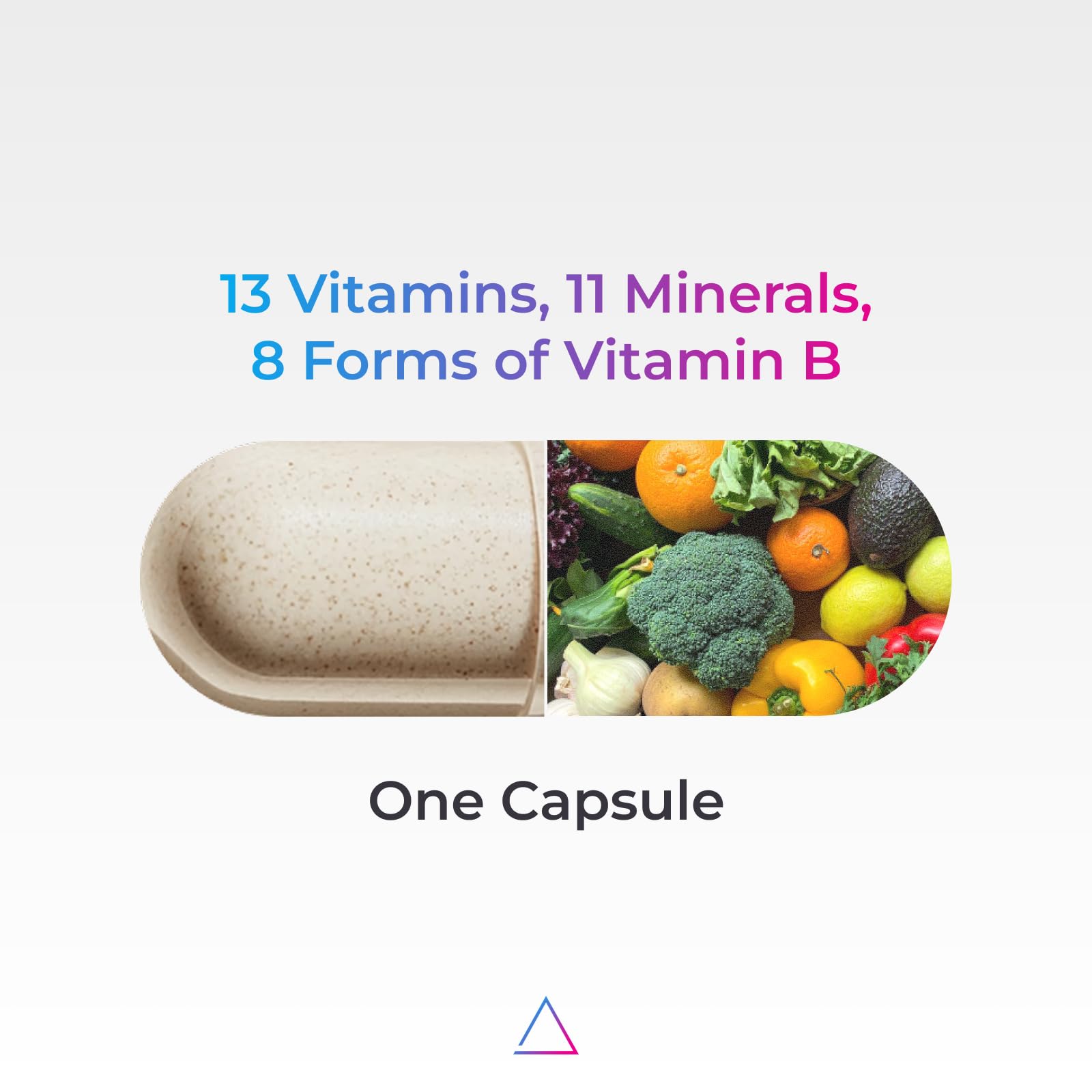 Livingood Daily methylated multivitamin ingredients list highlights essential nutrients.