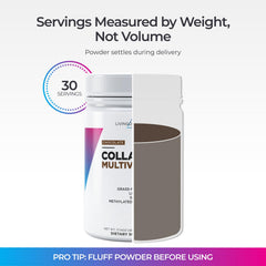 Morning smoothie with Livingood Daily collagen and multivitamins option
