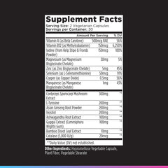 Livingood Daily Thyroid Support hands holding capsules for on-the-go wellness