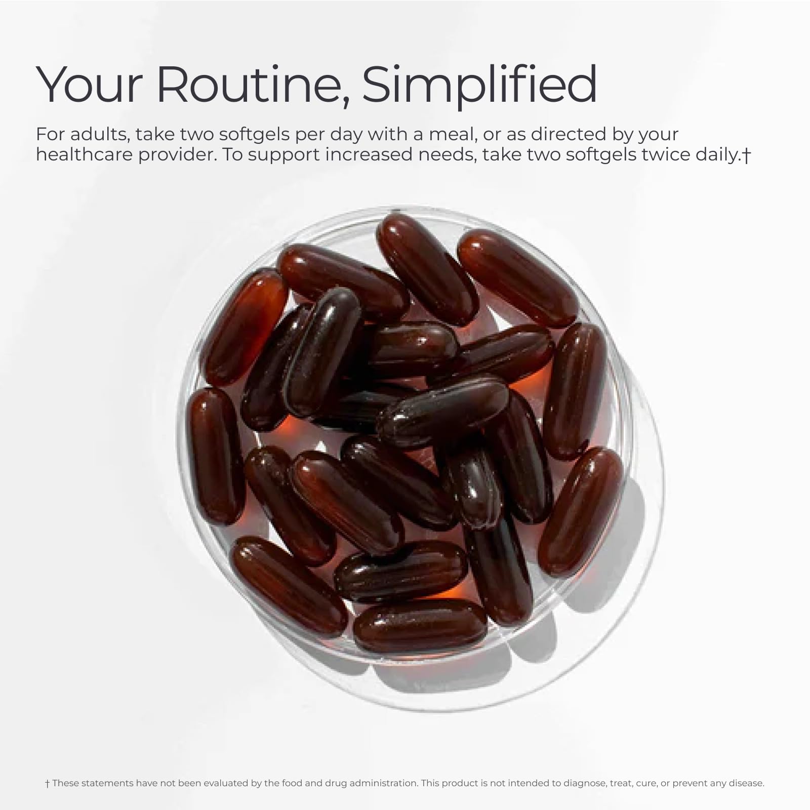 USA-made Livingood Daily omega supplement bottle label emphasizing non-GMO and gluten-free ingredients.