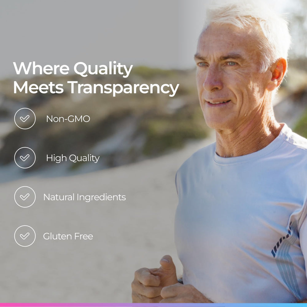 Livingood Daily vegan-friendly label highlights gluten-free and non-GMO formulation.