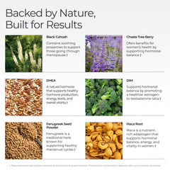 Livingood Daily Women’s Hormone Support capsules close-up ready for daily use.