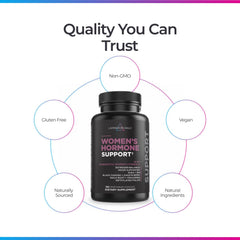 Livingood Daily Women’s Hormone Support packaging for plant-based lifestyles.