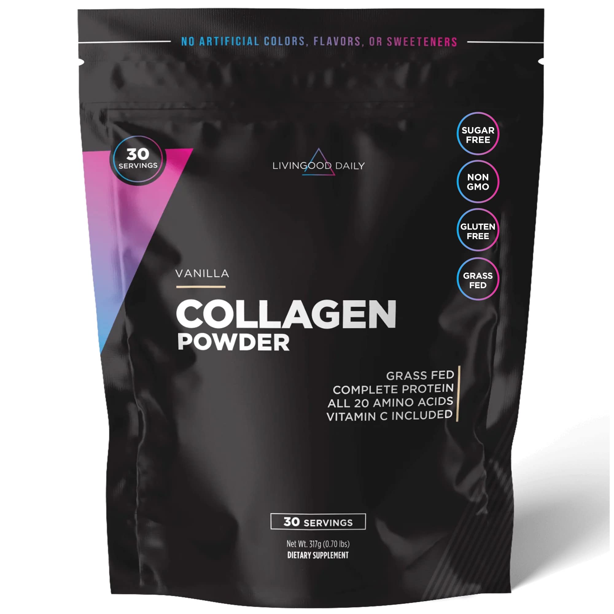 Livingood Daily is gluten-free and dairy-free with no artificial additives.