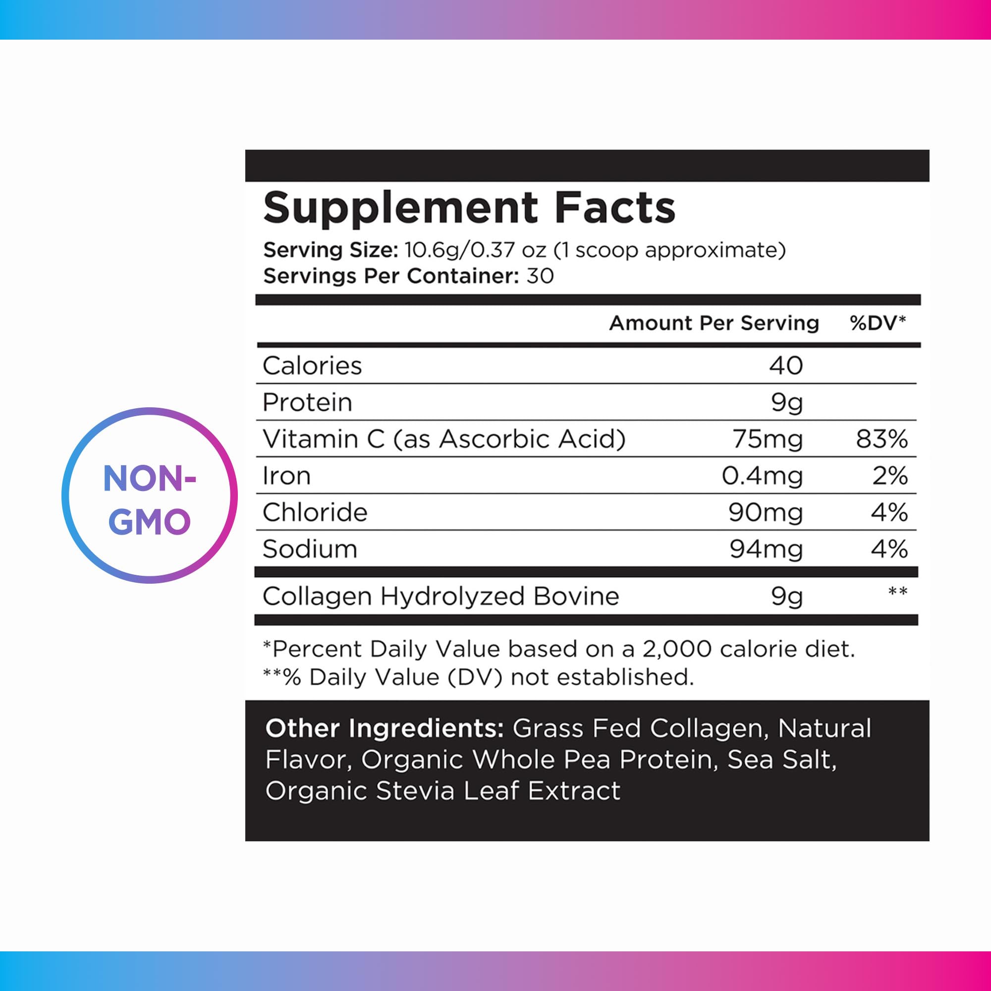 Livingood Daily blends organic pea protein with collagen for amino acids.