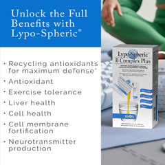 LivOn Lypo-Spheric B Complex Plus packets poured into water