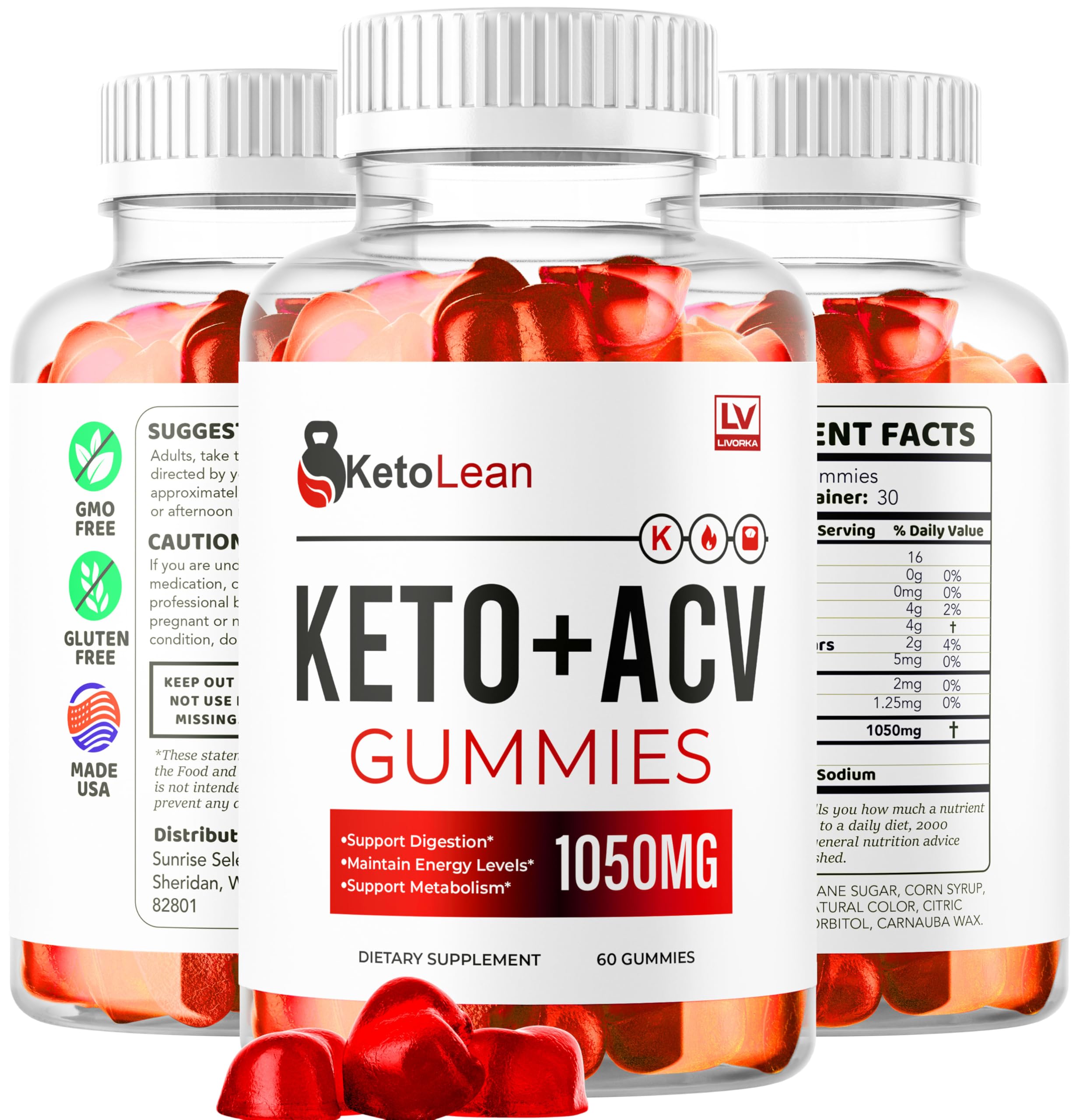 LIVORKA 120-gummy bundle prepared for two months of use.