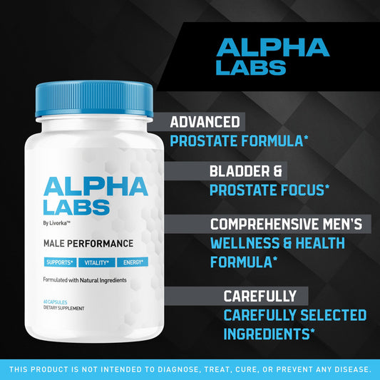 LIVORKA Alpha Labs capsules close-up for daily focus and stamina.