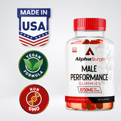 LIVORKA Alpha Surge bottle back reveals vegan, non-GMO formula for clean energy.