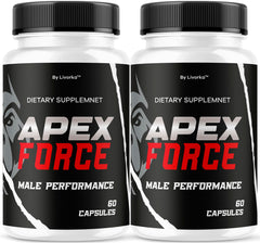 LIVORKA Apex Force 2-pack bottles for a convenient two-month daily routine.