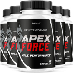 Livorka Apex Force bottle front view, a daily energy support option.