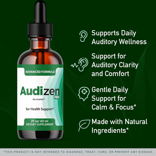 LIVORKA Audizen Pro drops being measured for simple daily dosing
