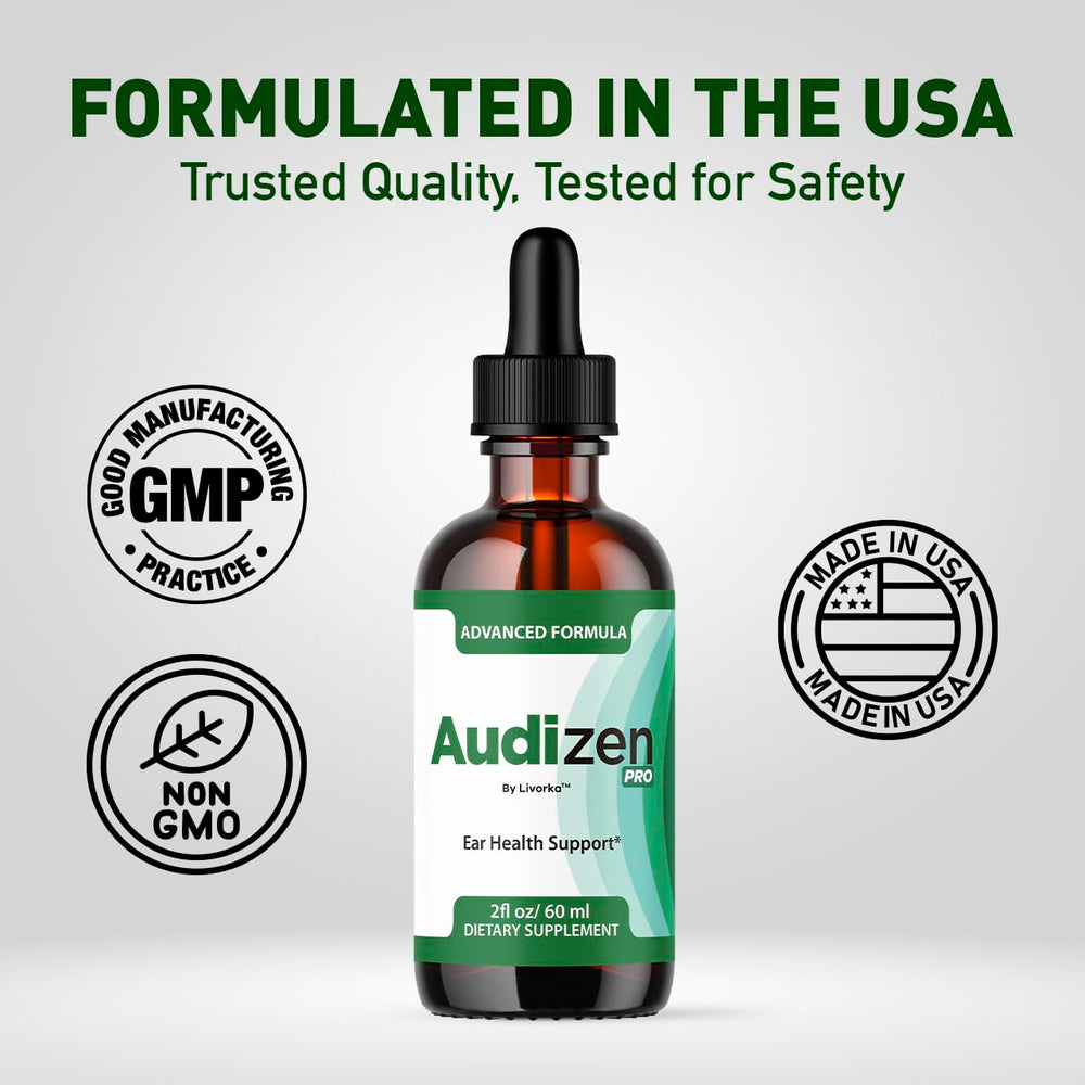 LIVORKA Audizen Pro drops with smooth-taste formula for easy swallowing