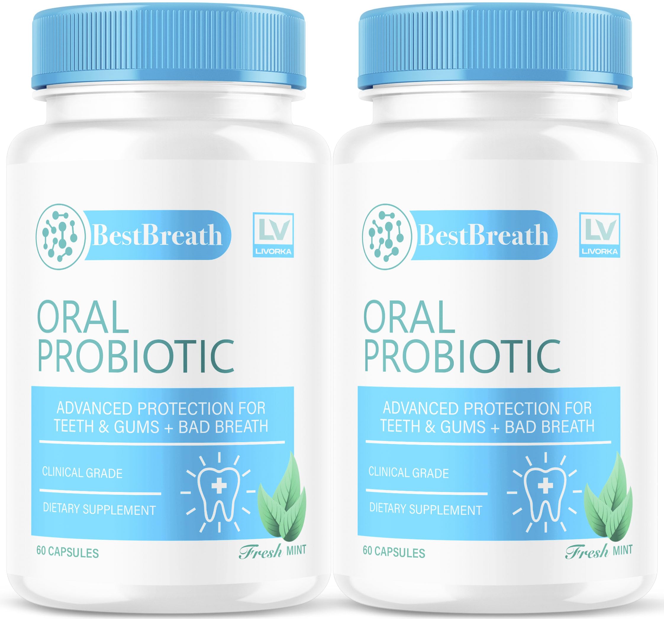 LIVORKA Best Breath 2-pack bottles for easy daily use and freshness.