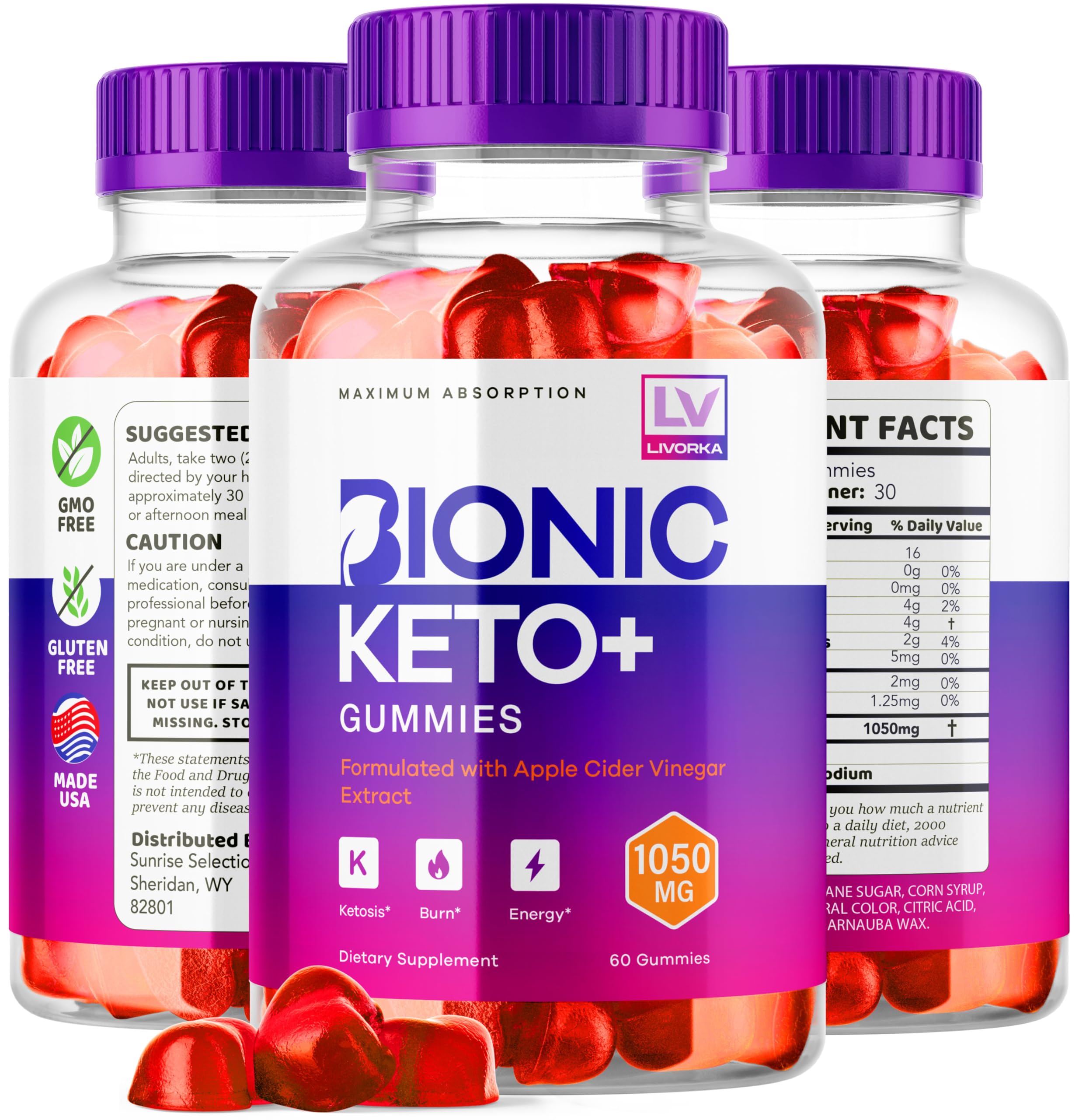 LIVORKA Bionic Keto natural ingredients focus for clean formulation