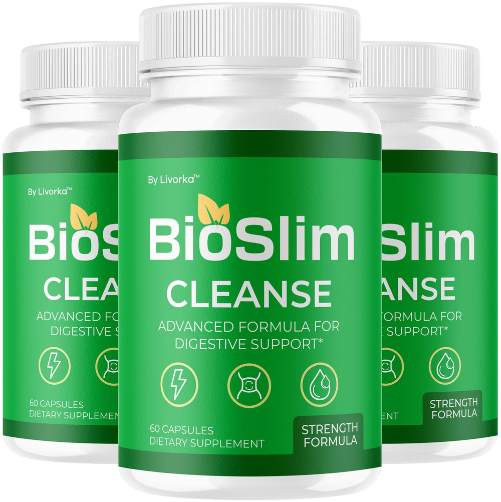 LIVORKA BioSlim Cleanse bottle front view highlighting daily digestive support