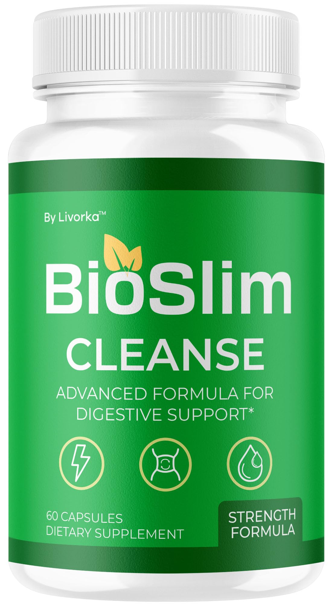 LIVORKA BioSlim Cleanse bottle ready for daily digestive support