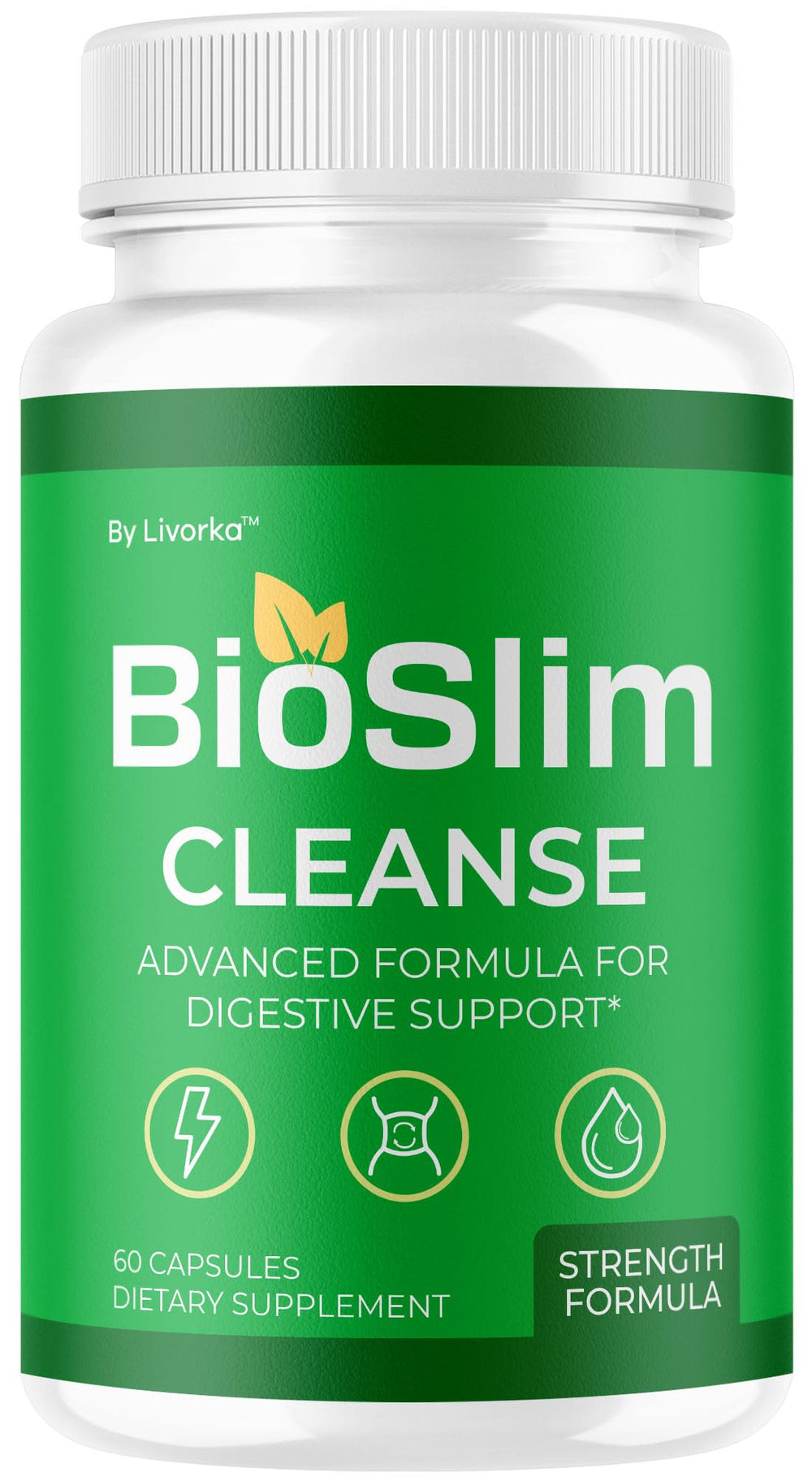 LIVORKA BioSlim Cleanse bottle ready for daily digestive support