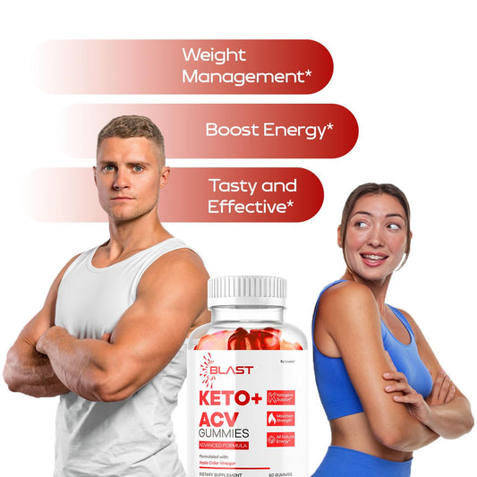 LIVORKA Blast Keto ACV Gummies bottle back with supplement facts and natural ingredients.