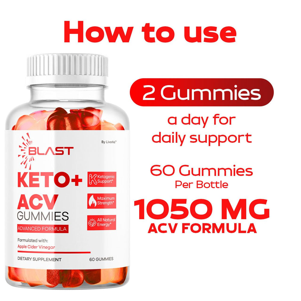 LIVORKA Blast Keto ACV Gummies closeup texture showcases chewy consistency.