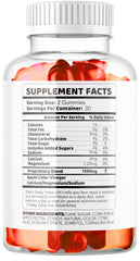 LIVORKA Blast Keto ACV Gummies 3-pack on package with health notes.