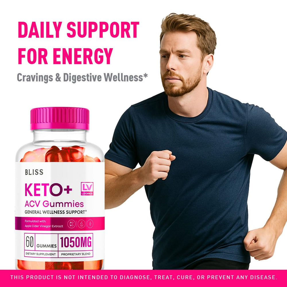 Two-pack display of LIVORKA Bliss Keto ACV Gummies for convenience.
