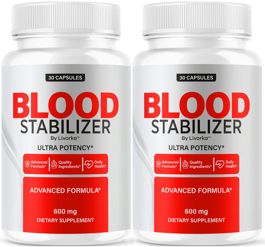 Livorka Blood Stabilizer bottle front with premium packaging for daily wellness.