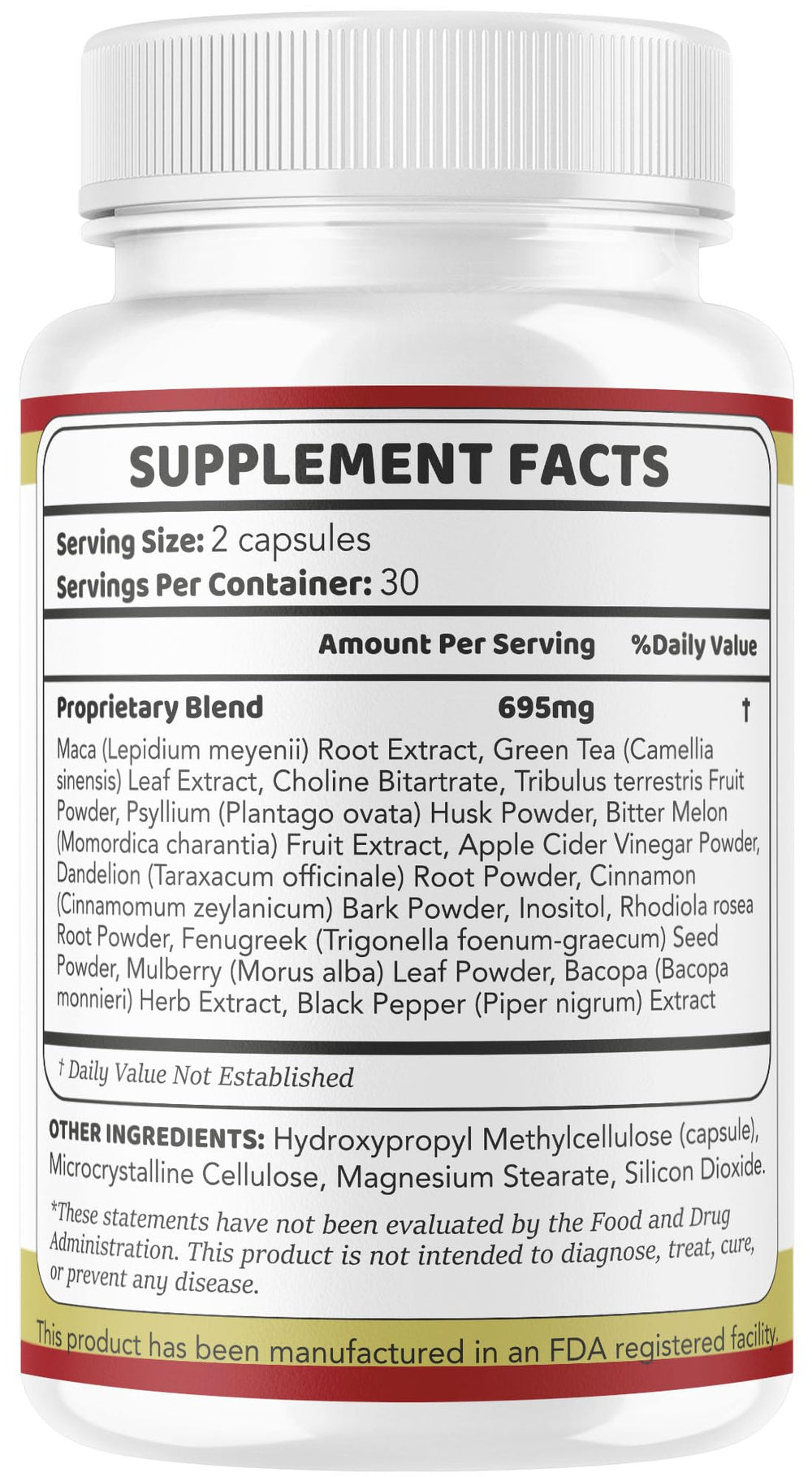 LIVORKA BloodBalance Plus bottle back label closeup with ingredients note
