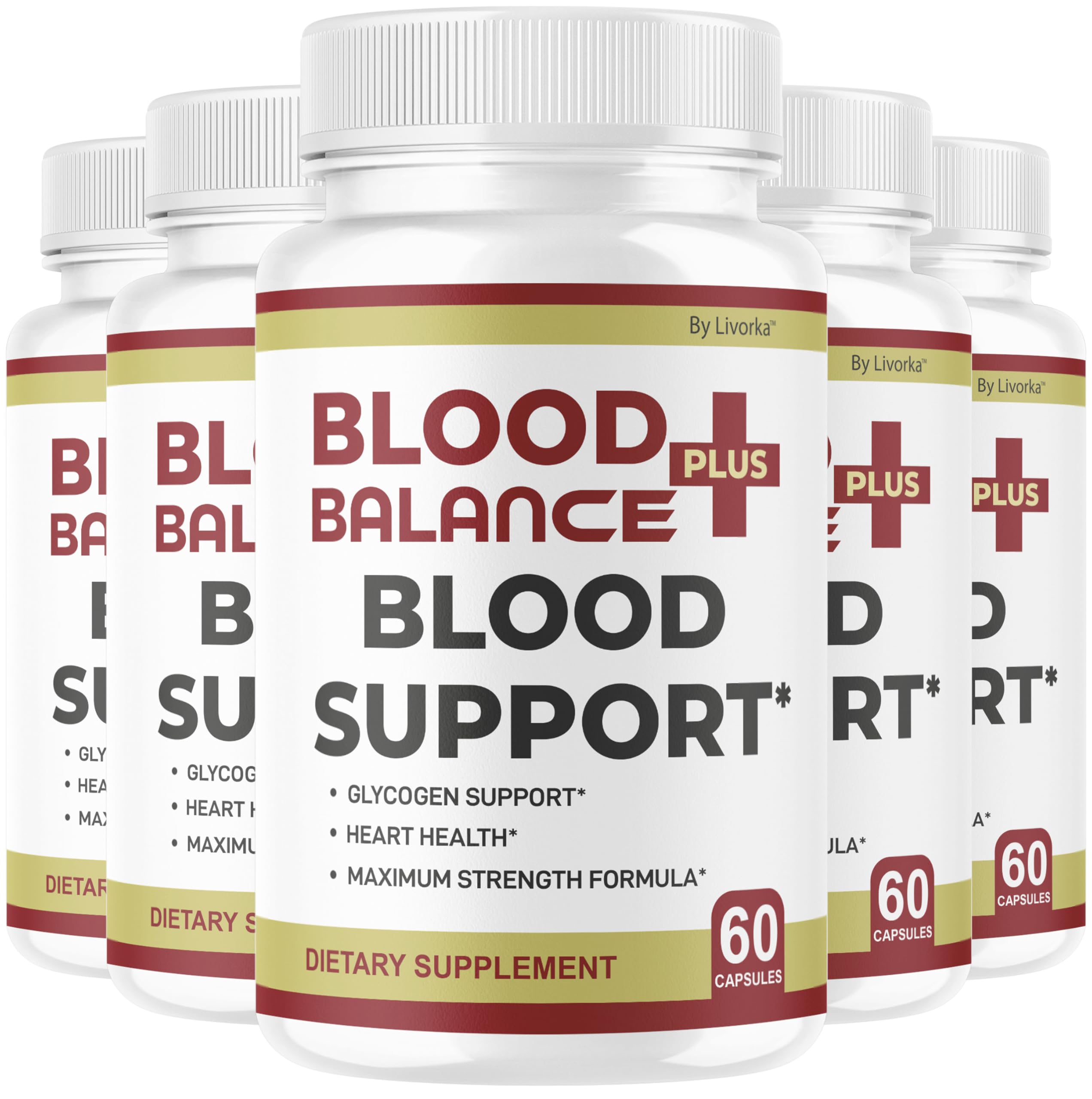 LIVORKA BloodBalance Plus bottle front promotes daily wellness support