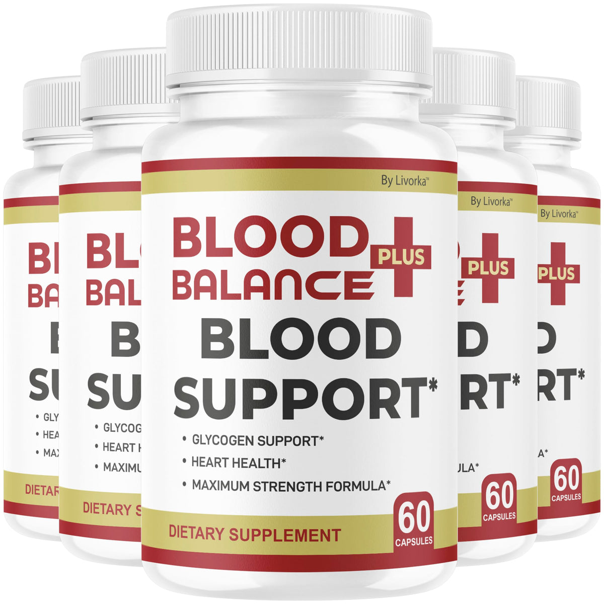 LIVORKA BloodBalance Plus bottle front promotes daily wellness support