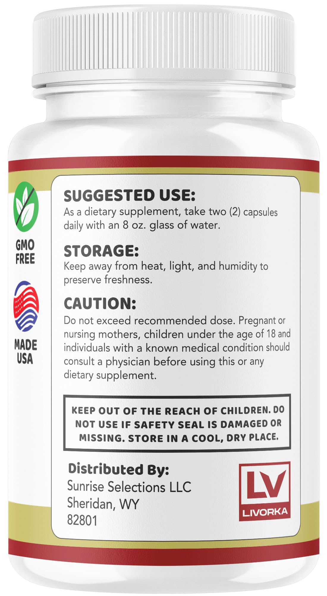 LIVORKA BloodBalance Plus packaging graphic conveys premium wellness branding.