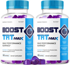 LIVORKA Boost TRT Max bottle front showing a two-month supply for daily energy
