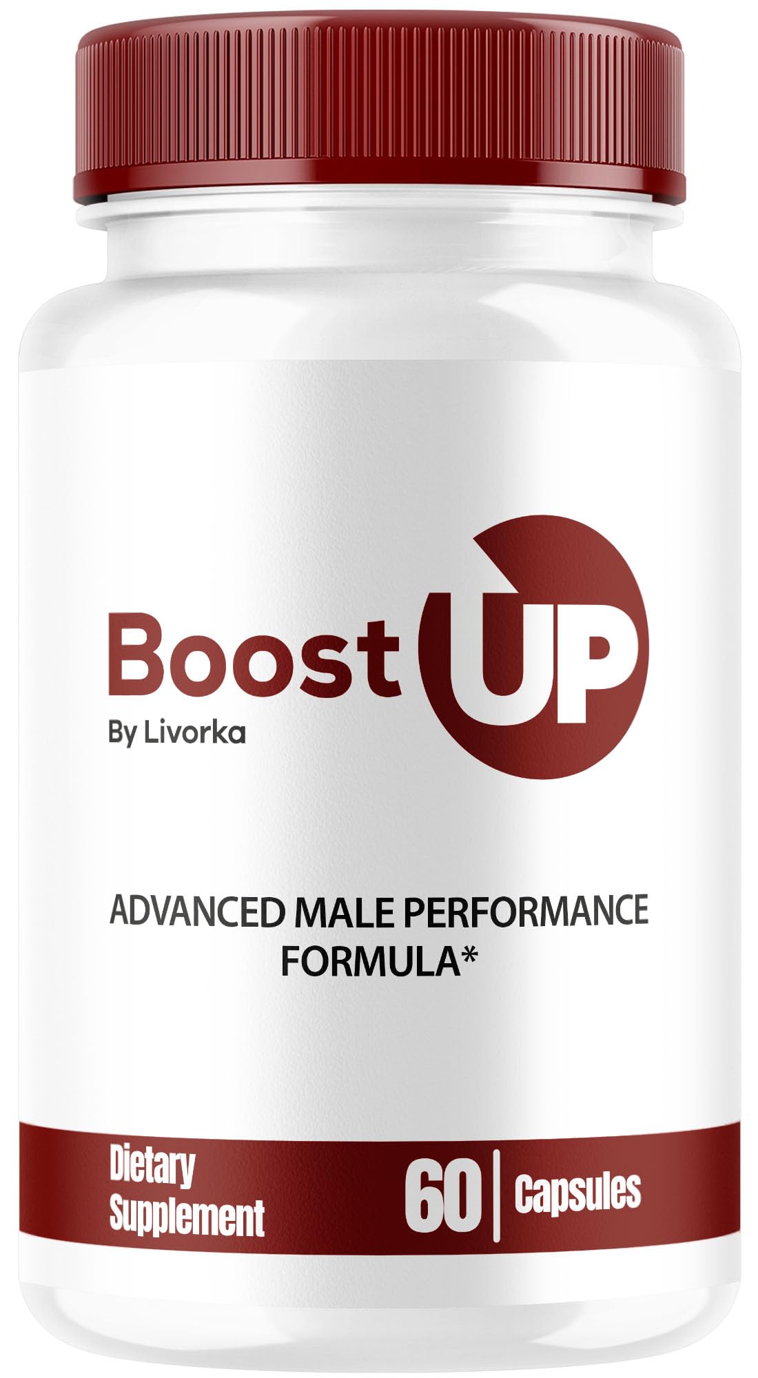 LIVORKA Boost Up bottle front demonstrates premium packaging for daily vitality.