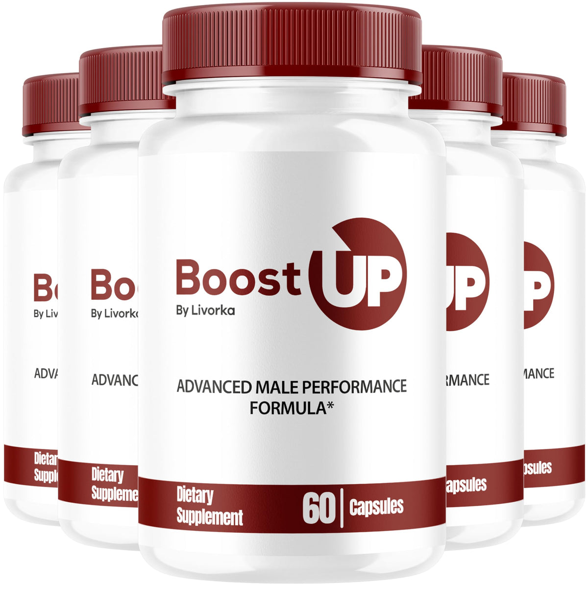 LIVORKA Boost Up bottle for daily men's vitality support.