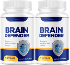 LIVORKA Brain Defender bottle pack supports daily cognitive focus and clarity.