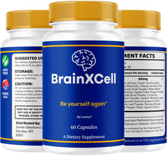 LIVORKA BrainXCell box with jars showcases a 3-month supply option