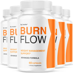 LIVORKA Burn Flow bottle on a clean surface signaling digestive support