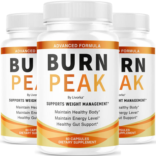 LIVORKA Burn Peak capsules bottle for daily wellness support and simple routine
