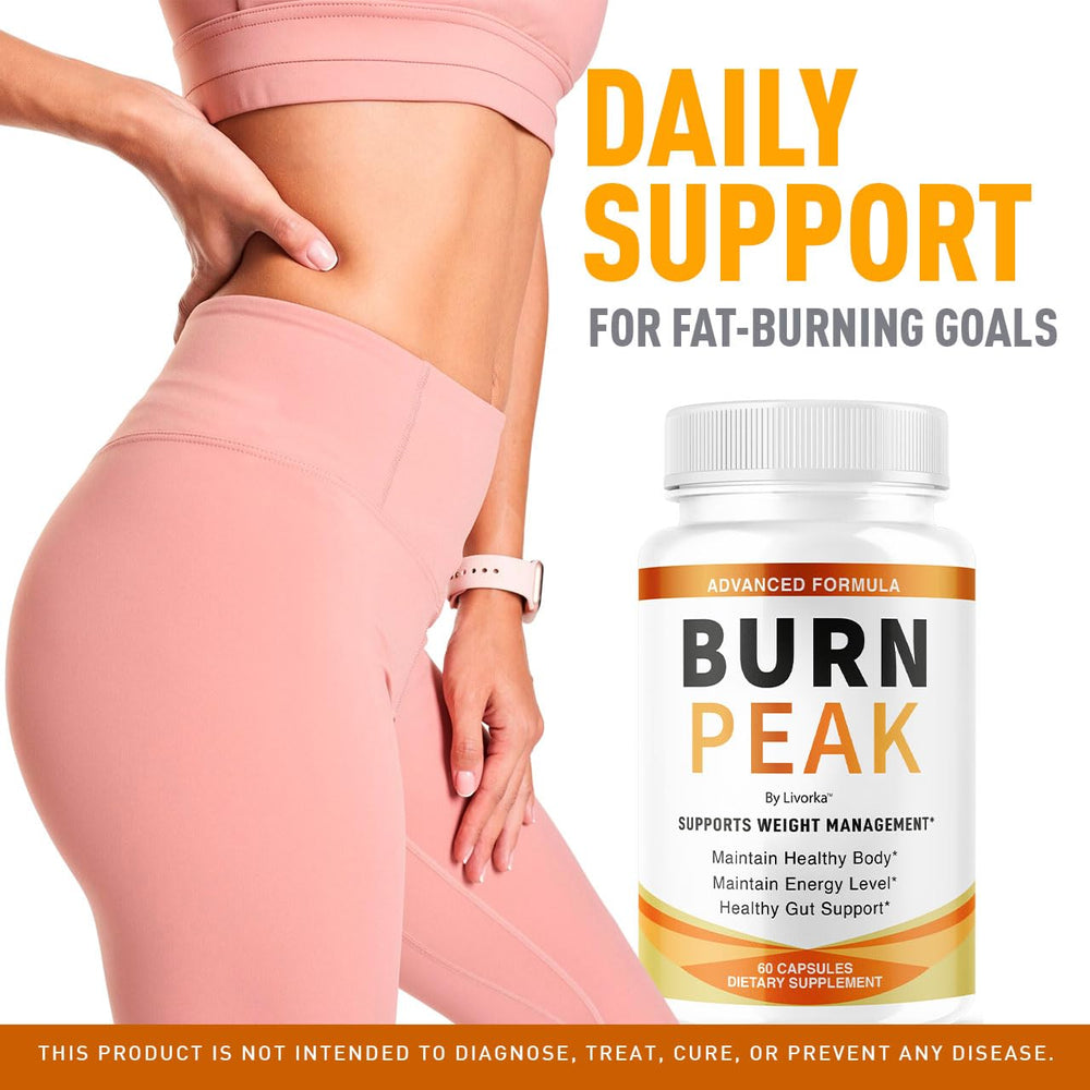LIVORKA BurnPeak 5-pack box set for five months of premium natural support.