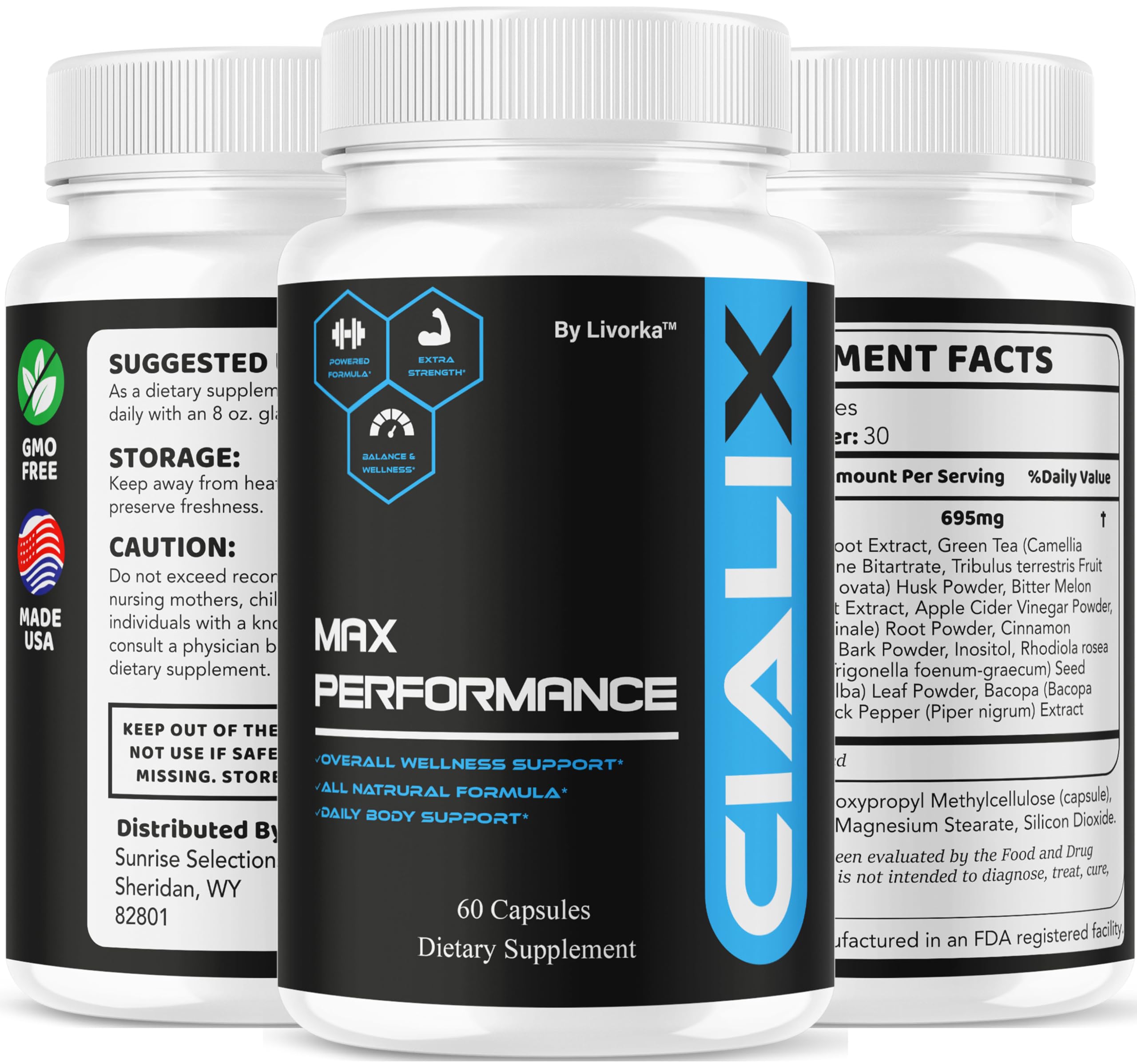 LIVORKA Cialix wellness scene implying lifestyle-friendly supplement