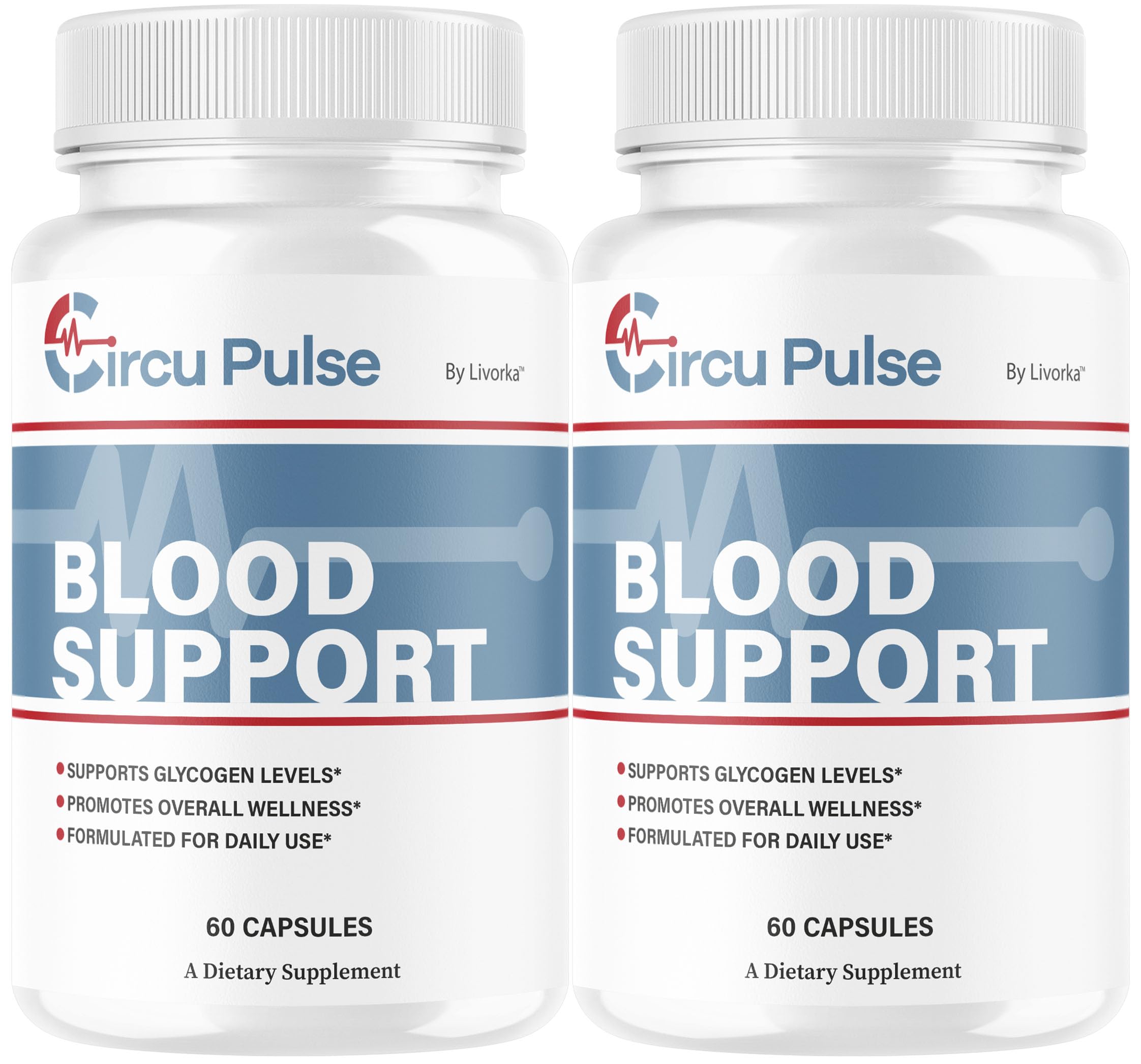 LIVORKA CircuPulse bottle front view for daily wellness support.