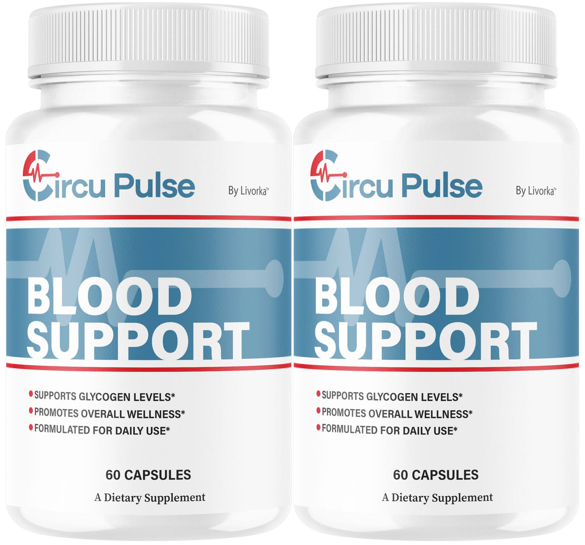 LIVORKA CircuPulse bottle front view for daily wellness support.
