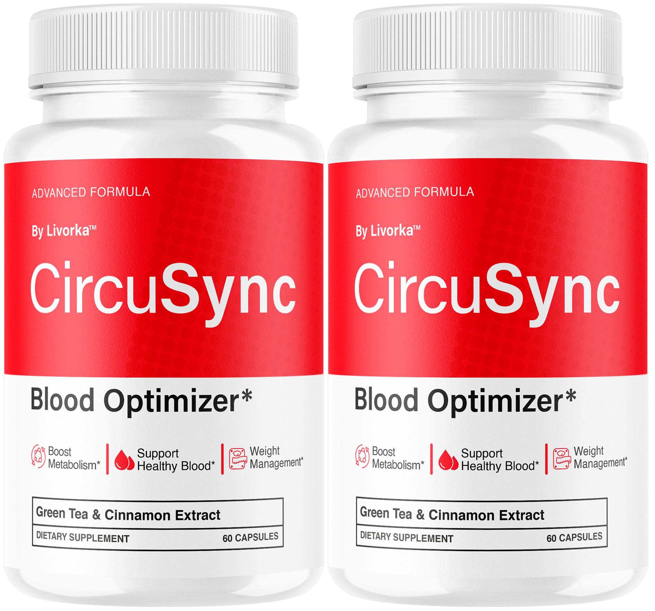LIVORKA Circusync bottle close-up, premium packaging for daily wellness.