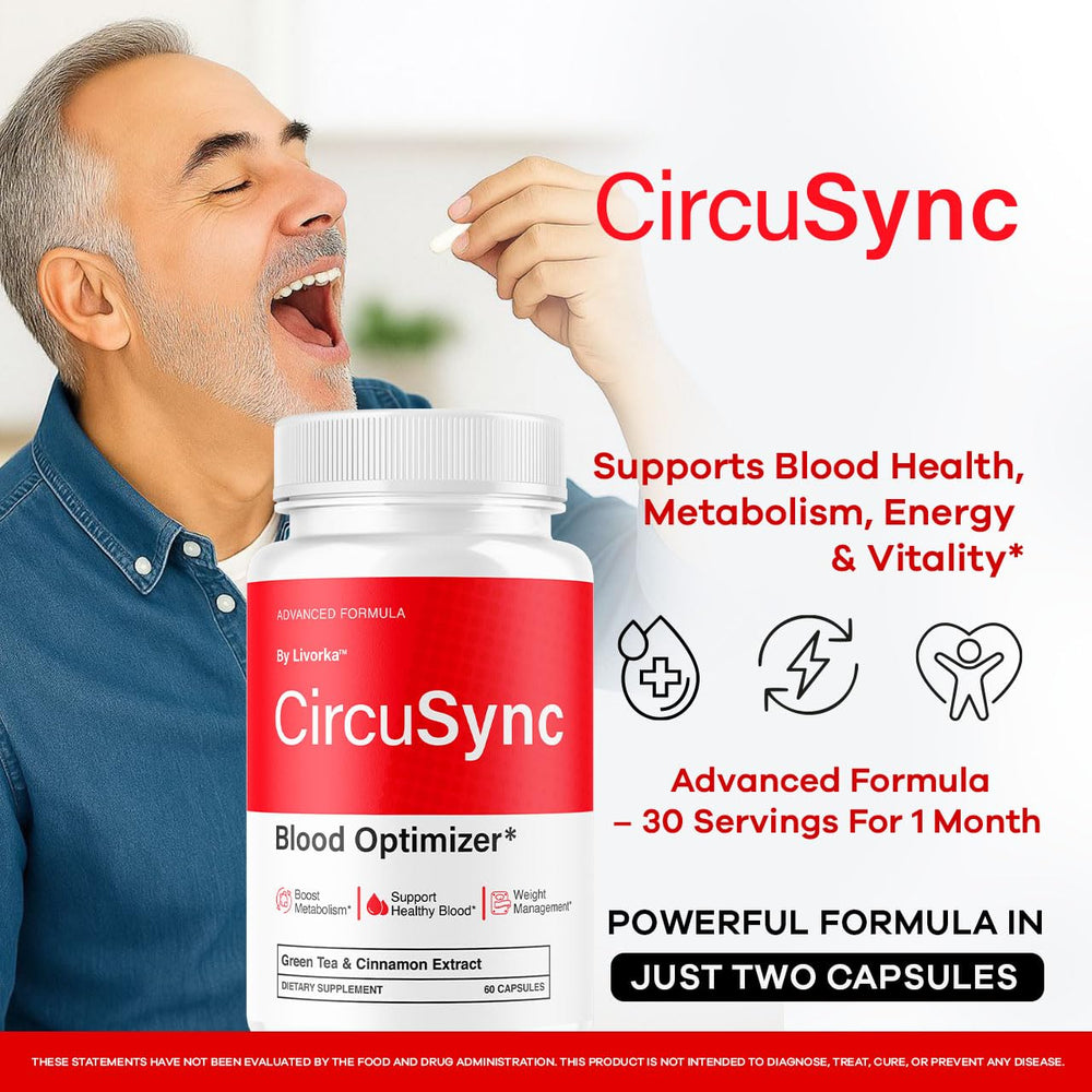 LIVORKA Circusync capsules pack, two-month supply for daily routine.